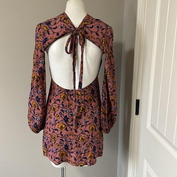 For Love and Lemons Pink Open Back
Night Out Dress Urban Outfitters Floral Sz XS - Picture 7 of 12